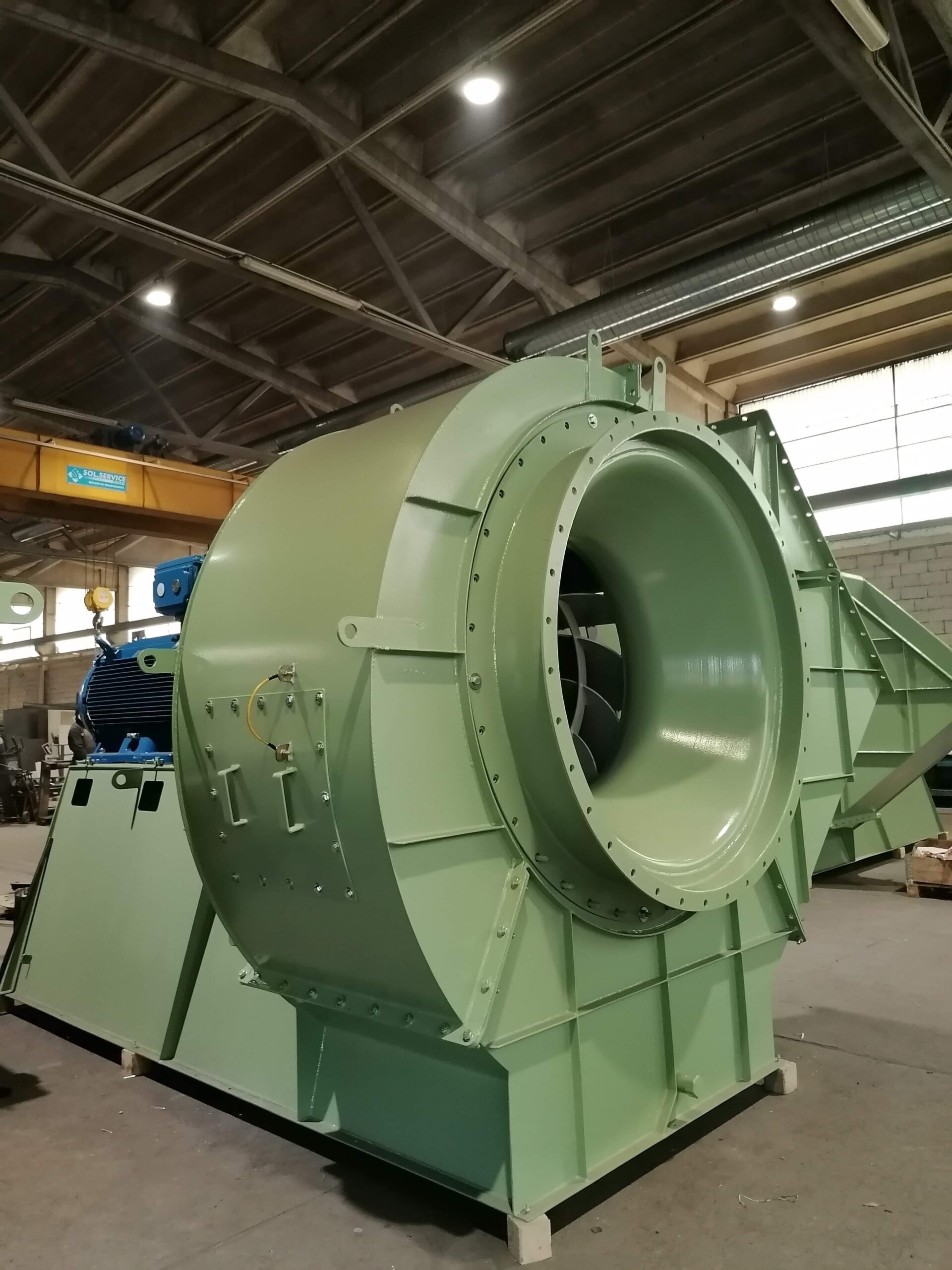 Zuigzijde industriële ventilator