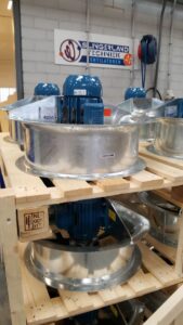 24X Axiaal ventilator voor een vissersschip