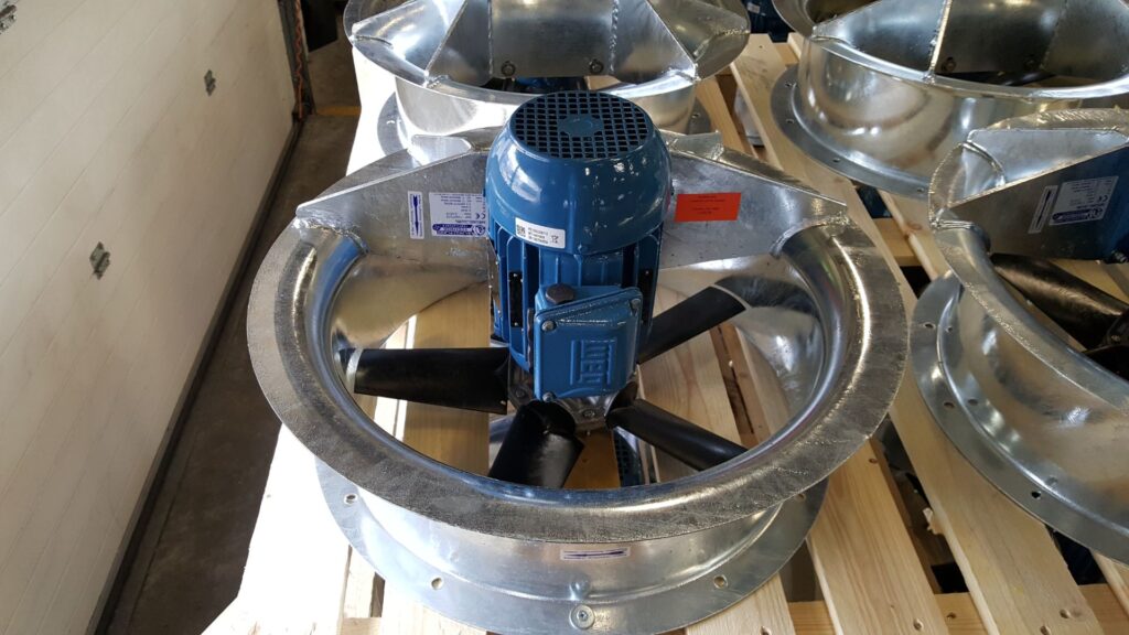 24X Axiaal ventilator voor een vissersschip