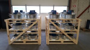 24X Axiaal ventilator voor een vissersschip