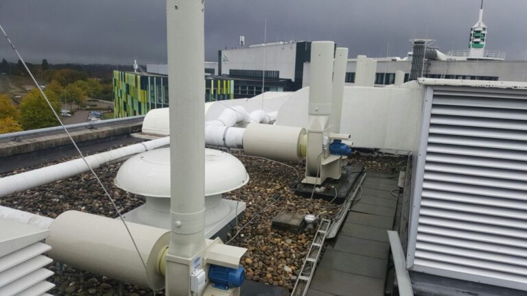 Kunststof centrifugaal ventilatoren voor laboratoria