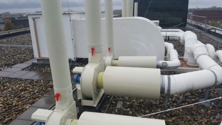 Kunststof centrifugaal ventilatoren voor laboratoria