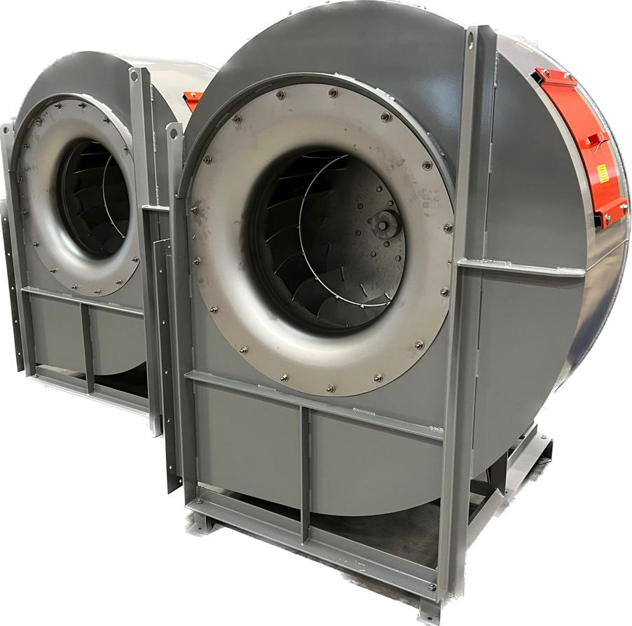 druk eenheden ventilatoren omrekenen - 2 grote centrifugaal ventilatoren