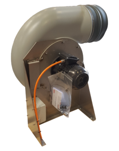 Kunststof centrifugaal ventilator met swing out