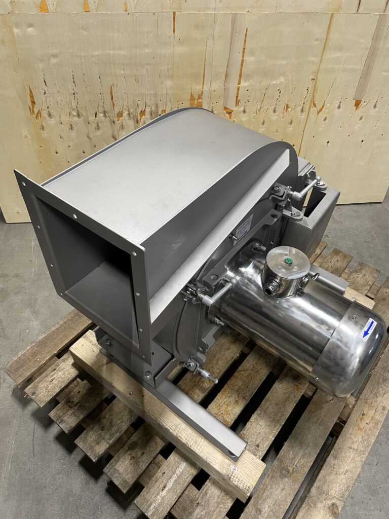RVS slakkenhuis ventilator