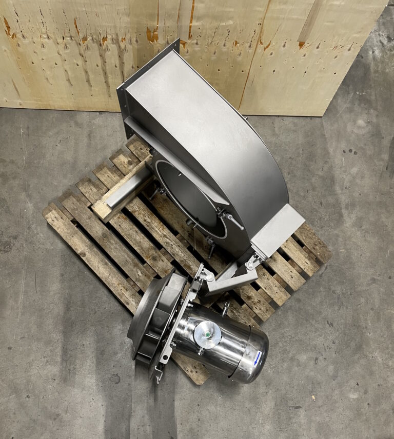 RVS swing out centrifugaal ventilator