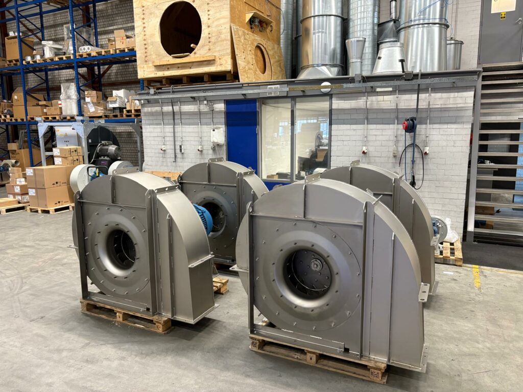 RVS ventilatoren Slingerland Techniek