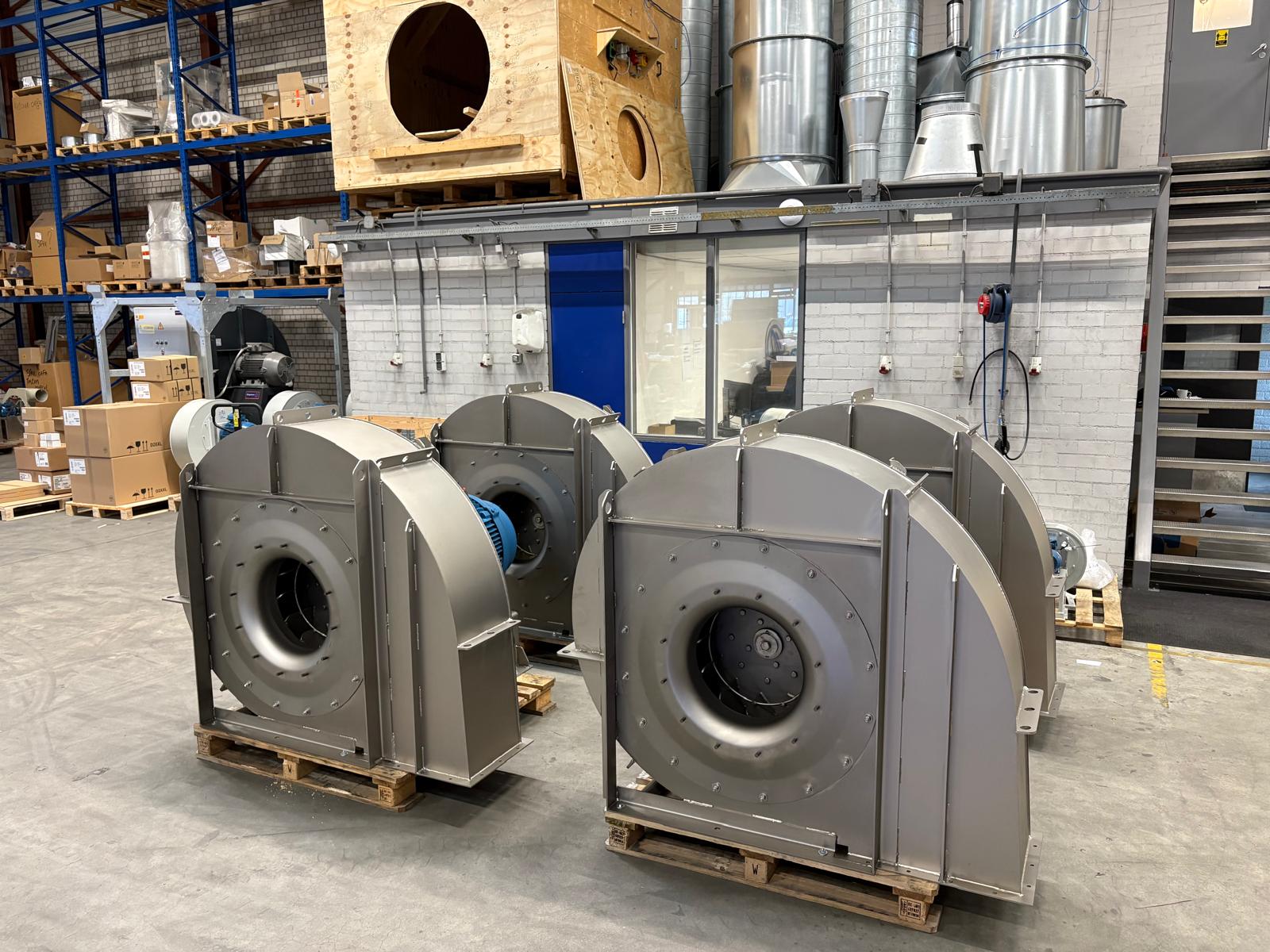 RVS ventilatoren Slingerland Techniek