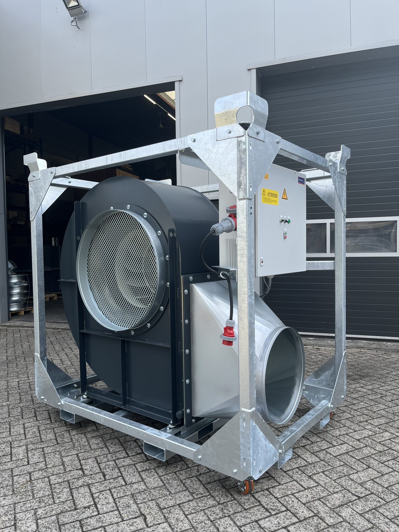 Verhuurventilatoren in frame