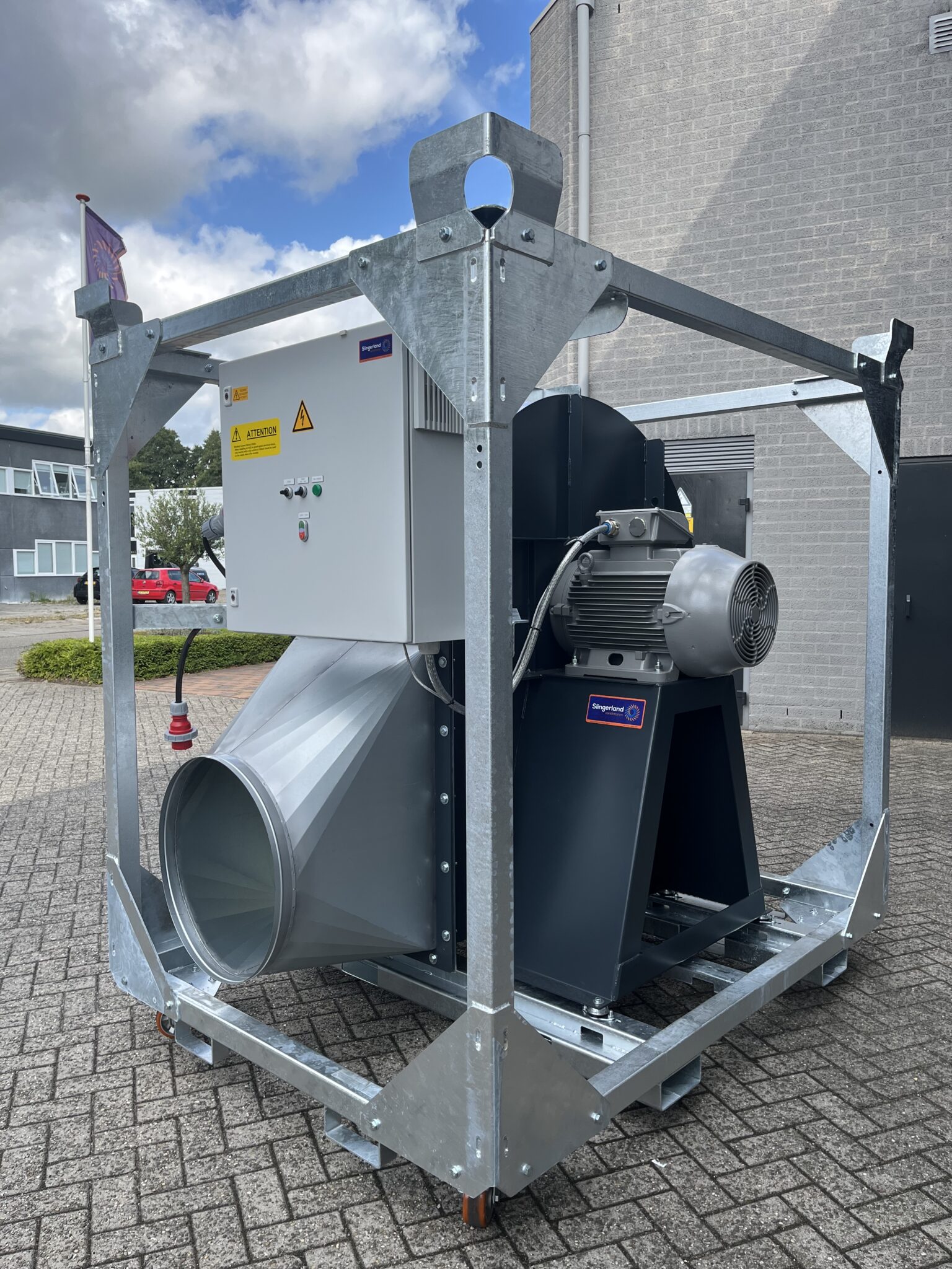 Verhuurventilator 45.000 m3/h