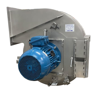 RVS Centrifugaal ventilatoren voorzijde