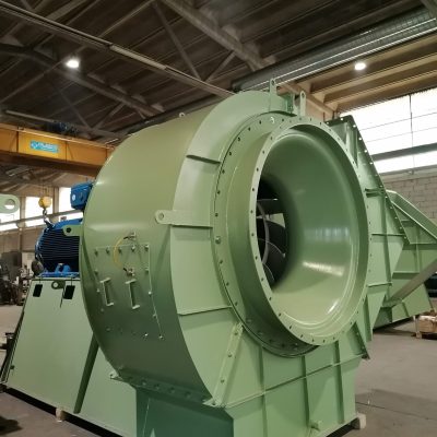Industriële ventilatoren voor vezeldroging