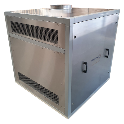Centrifugaal ventilator met omkasting