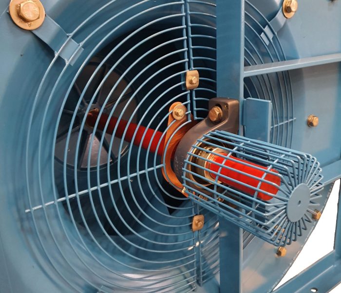 Slingerland Techniek Dubbel aanzuigende ventilator zijaanzicht