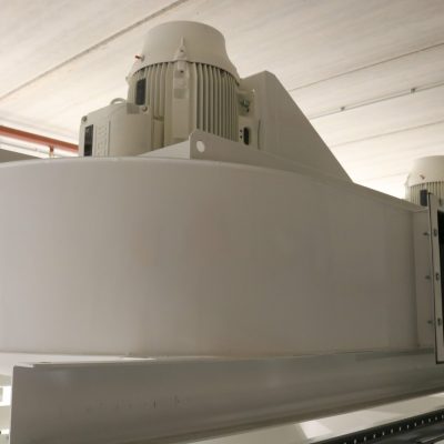 Industriële liggende ventilator