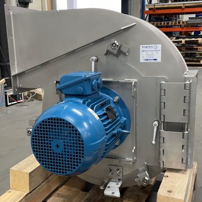 RVS Centrifugaal Ventilator met pull-out systeem voedingsindustrie