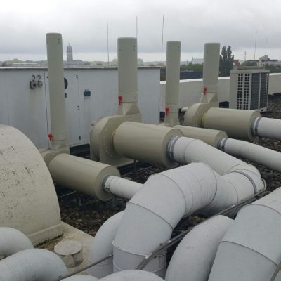 Kunststof centrifugaal ventilatoren voor laboratoria