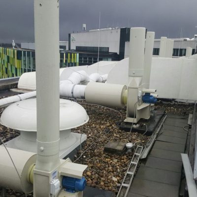 Kunststof centrifugaal ventilatoren voor laboratoria