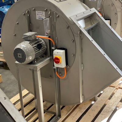 RVS centrifugaal ventilatoren voor Europees huisdiervoederbedrijf