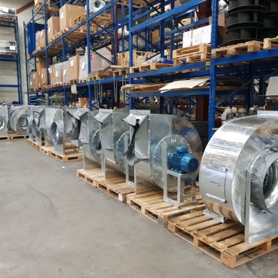 Thermisch verzinkte ventilatoren voor champignonteelt