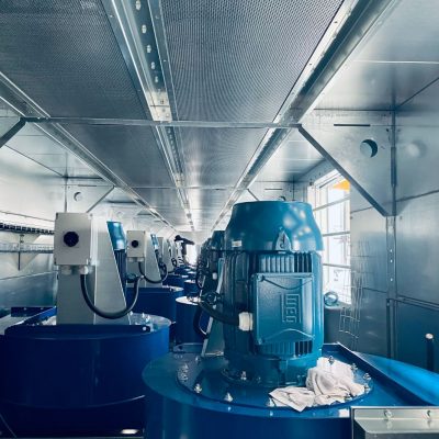 Ingebouwde centrifugaal ventilatoren voor de productie van houtstoffilters