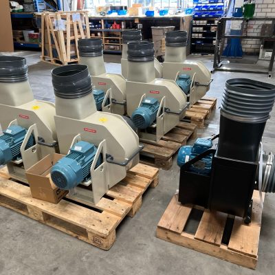Kunststof centrifugaal ventilatoren voor Leids universitair medisch centrum
